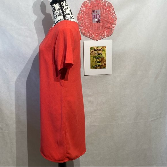 One Clothing Short Sleeve Dress w/Back Zipper - Picture 3 of 7